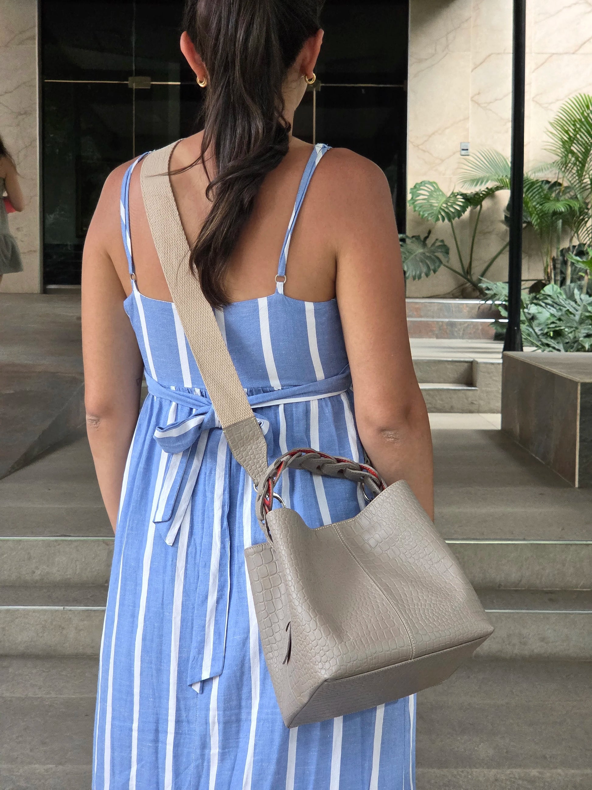 Bolso en cuero para mujer ref. 3601