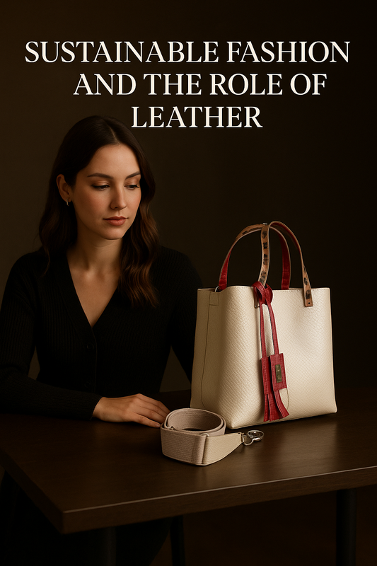 Mujer con bolso en cuero para mujer color oro ZUHA