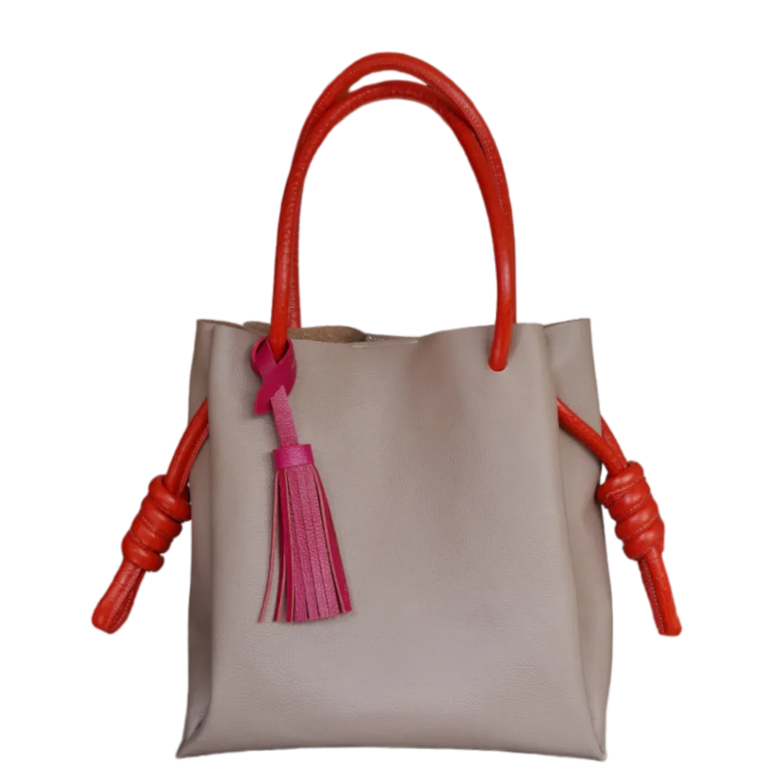 Bolso en cuero para mujer Sofia taupe